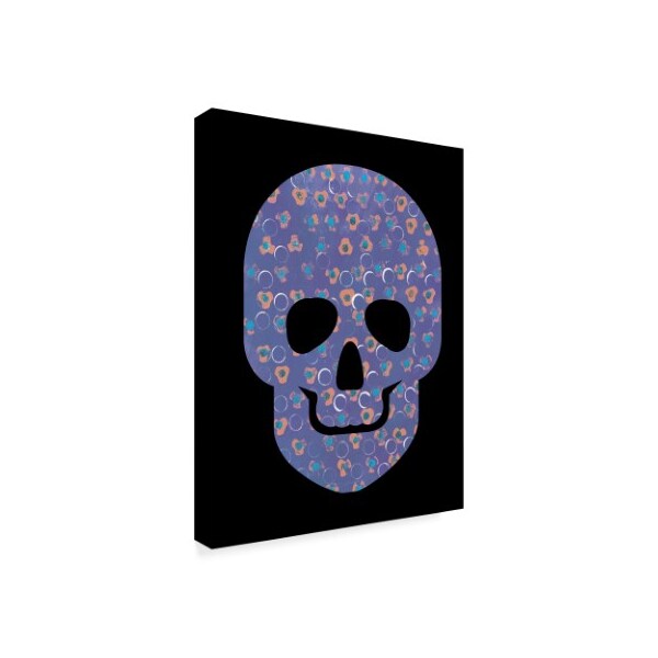 Summer Tali Hilty 'Purple Skull' Canvas Art,14x19